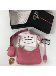 Prada Re-Edition nylon shoulder bag 1BH204 rose JH04958Nx98