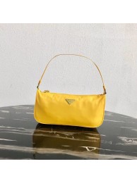 Prada Re-Edition nylon Tote bag 1N1419 yellow JH05099EW49