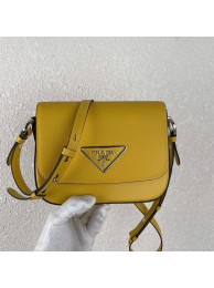 Prada Saffiano leather mini shoulder bag 2BD249 yellow JH04983Pg44