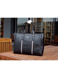 Prada Saffiano Leather Tote Bags PD0123 Black JH05517qL41