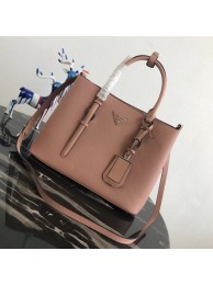 Prada Saffiano original Leather Tote Bag BN2838 pink JH05267Qt35
