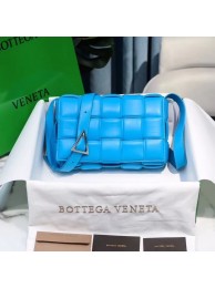 Replica 1:1 Bottega Veneta PADDED CASSETTE BAG 591970 blue JH09174YC47