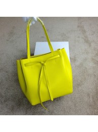 Replica 2015 Celine new model litchi grain shopping bag 2208 yellow JH06424Ip92