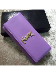 Replica 2015 Yves Saint Laurent hot style wallet 30180 purple JH08407WR79
