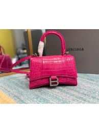 Replica Balenciaga Hourglass XS Top Handle Bag 28331S neon pink JH09365qj24