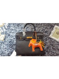 Replica Hermes Birkin 30CM tote bags litchi leather H30 black JH01728lx86