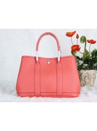 Replica Hermes Garden Party Bag togo Leather H30 light red JH01829aG64