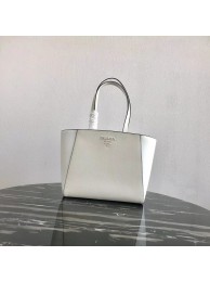Replica Prada Embleme Saffiano leather bag 1BG288 white JH05128BL42