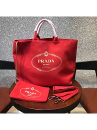 Replica Prada fabric handbag 1BG161 red JH05547nn76