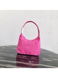 Replica Prada Re-Edition nylon Tote bag MV519 pink JH05081vX33