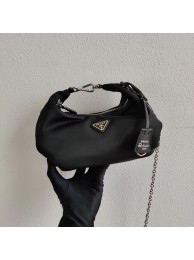 Replica Top Prada Re-Edition 2005 nylon shoulder bag 1BH172 black JH05018Zf62