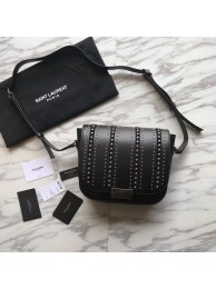 Replica Top SAINT LAURENT leather shoulder bag Y550257 black JH07956Lo91