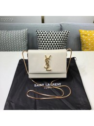 Replica Yves Saint Laurent Kate mini Original leather Shoulder Bag Y593122 white JH07780Oh34