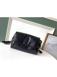 SAINT LAURENT Niki leather belt bag 577124 black JH07853uu45