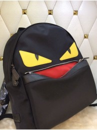 Top Fendi backpack nylon 6617 black JH08777Tj43