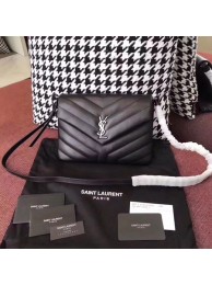 Top Yves Saint Laurent Monogramme Calf leather Shoulder Bag 2829 black JH08152oA83