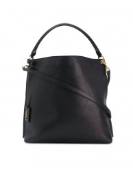 Yves Saint Laurent Calfskin Leather Shoulder Bag Y635266 black JH07723KD63