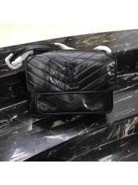 Yves Saint Laurent Medium Niki Chain Bag 498895 Black JH08197eI70