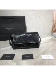Yves Saint Laurent Niki Leather Shoulder Bag Y577124 Black JH07822Ks55