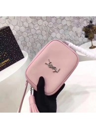 Yves Saint Laurent Original Calf leather mini Shoulder Bag 5804 pink JH08208Vj56