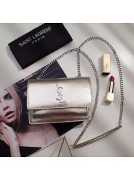 Yves Saint Laurent Original leather mini Shoulder Bag 452157 gold JH08212YK70